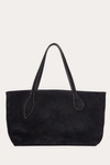 LITTLE LIFFNER MEGA SPROUT TOTE BLACK SUEDE