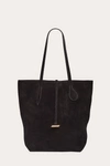 LITTLE LIFFNER TALL SPROUT TOTE BLACK SUEDE
