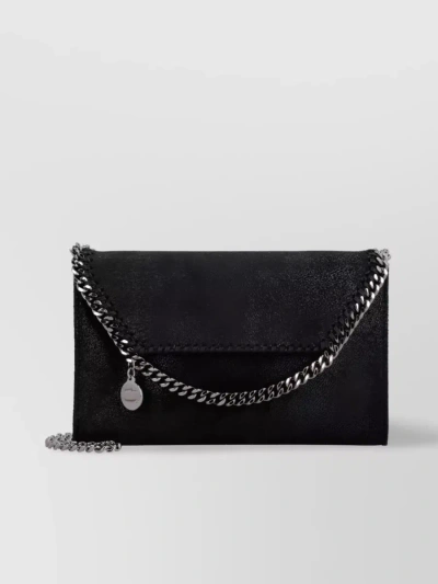 Stella Mccartney Small Falabella Crossbody Bag In Black