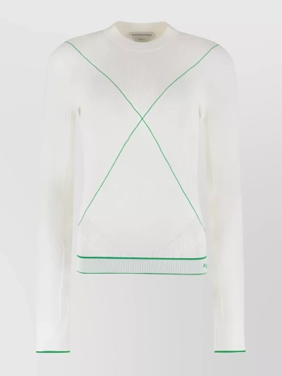 Bottega Veneta Salon 03 Engineered Technoskin Sweater In White