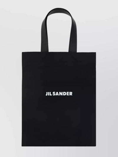 Jil Sander Book Tote Grande In Black