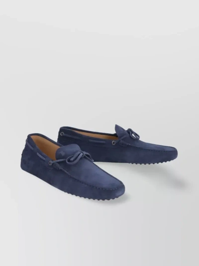 Tod's Gommino Leather Slip-on Loafers In Blue