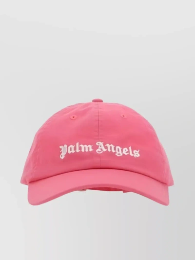 Palm Angels Logo Cap In Pink