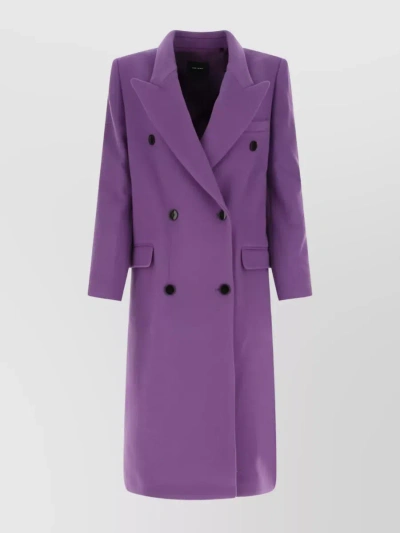 Isabel Marant Cappotto-36 Nd  Female In Purple