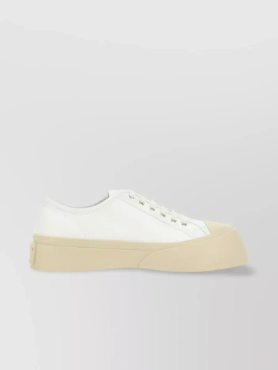 Marni Mens White Other Materials Trainers