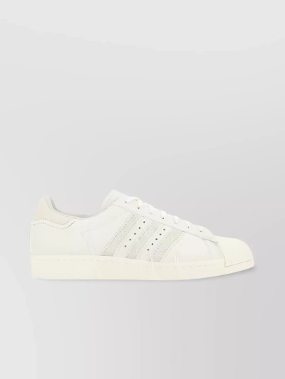 Y3 Yamamoto Perforated Round Toe Low-top Sneakers In White