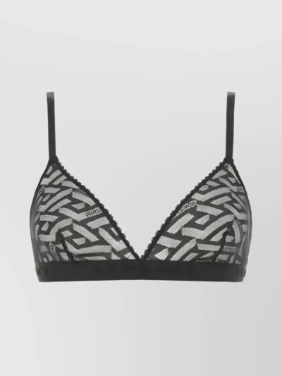 Versace Black Lace Bra  Black  Donna Iii