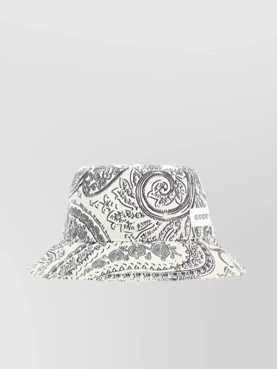 Etro Paisley-print Bucket Hat In White