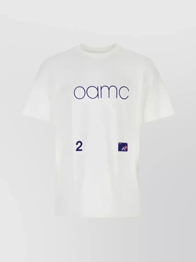 Oamc Avery T-shirt In White Cotton