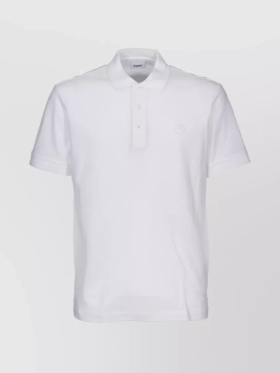 Burberry Polo Shirt In White