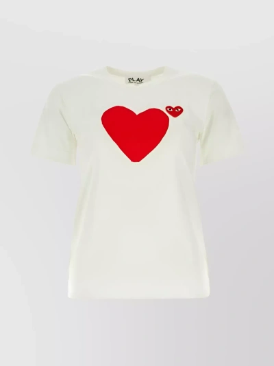 Comme Des Garçons Play Tshirt-s Nd Comme Des Garcons Play Female In Red