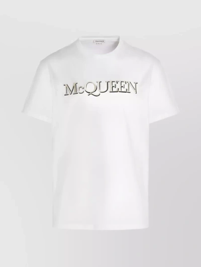 Alexander Mcqueen T-shirt-xl Nd  Male In White