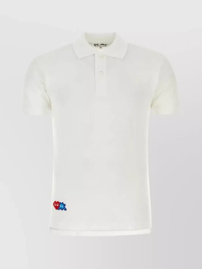 Comme Des Garçons Play Polo-xl Nd Comme Des Garcons Play Male In White
