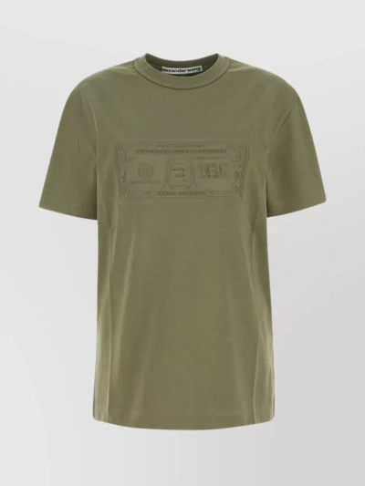 Alexander Wang T-shirt In Green