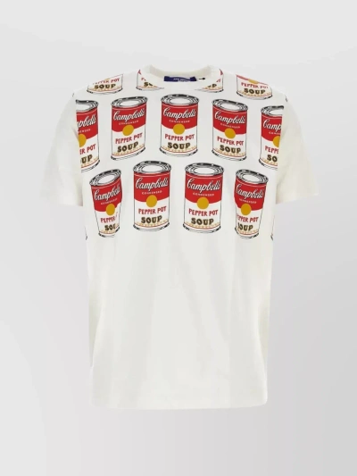 Junya Watanabe T-shirt Soup Andy Warhol In White