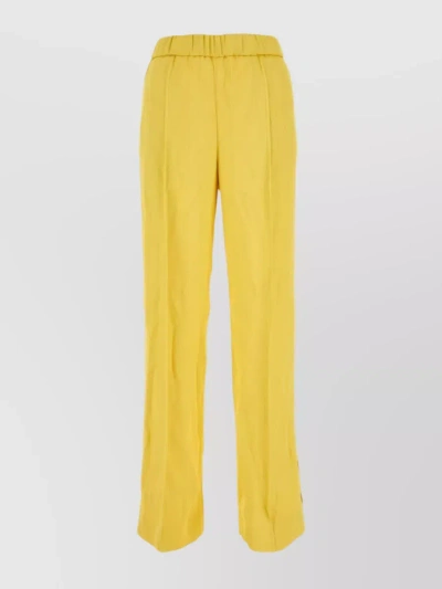 Jil Sander Trousers-36t Nd  Female In Yellow