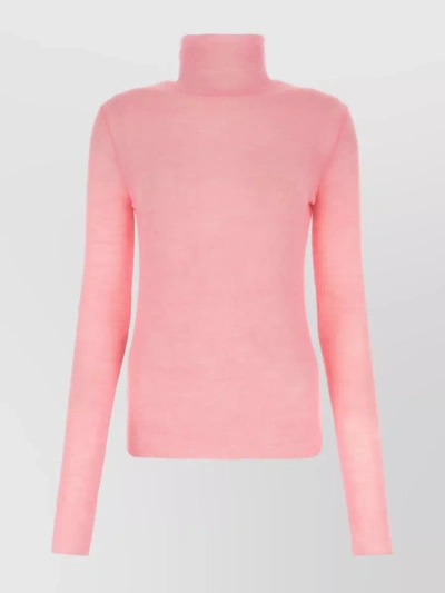 Jil Sander Knitwear In Rose-pink Wool In Pastel