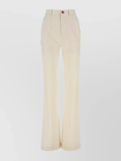 Vivienne Westwood Off-white High Waisted Trousers In Beige
