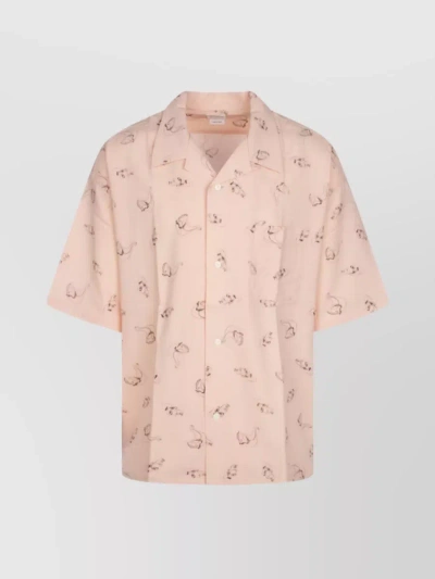 Visvim Allover Graphic Printed Buttoned Shirt In Pastel