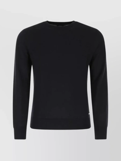 Brioni Midnight Blue Wool Sweater Nd  Uomo 56 In Black