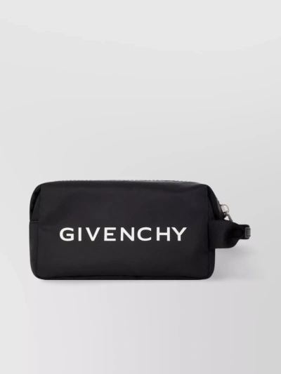 Givenchy Zippered Rectangular Clutch Pouch In Black