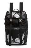 OFF-WHITE OFF-WHITE OUTDOOR HIKE X-RAY PRINT RECYCLED NYLON BACKPACK