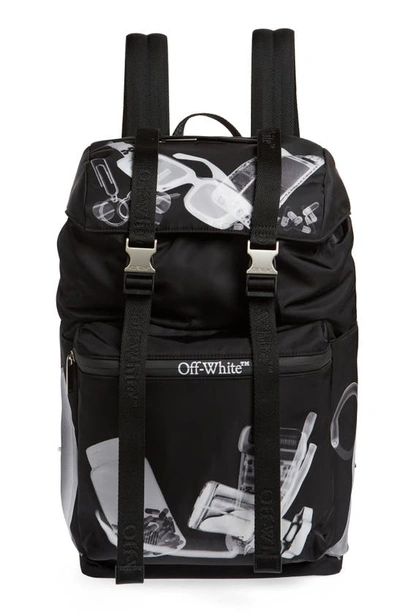 OFF-WHITE OUTDOOR HIKE X-RAY PRINT RECYCLED NYLON BACKPACK