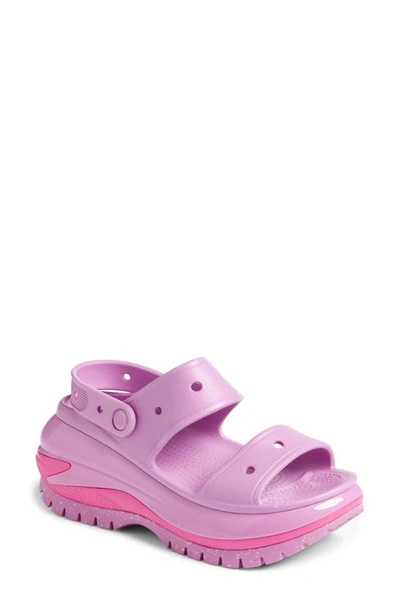 Crocs Mega Crush Sandal In Pink