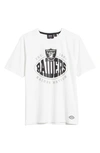 Hugo Boss Boss X Nfl Stretch Cotton Graphic T-shirt In Las Vegas Raiders White