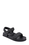 Marc Fisher Ltd Women's Lenore Round Toe Casual Sandals In Black