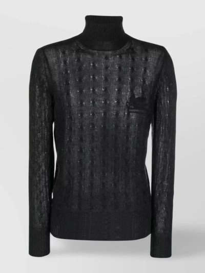 Etro Cashmere Sweater In Black