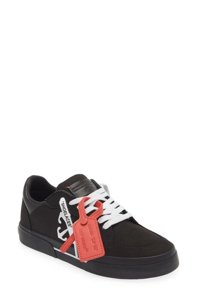 Off-white New Low Vulcanized Canvas Sneakers In Black