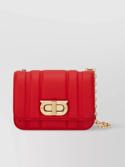 Ferragamo Salvatore  Red Leather Bag