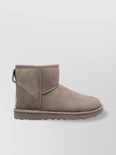 Ugg Classic Ultra Suede Ankle Boots In Grey