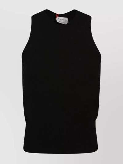 Alexander Mcqueen Tank Top In Black