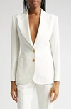 Etro Single-breasted Blazer In Natural White