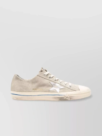 Golden Goose V-star 2 Suede Sneakers In Beige