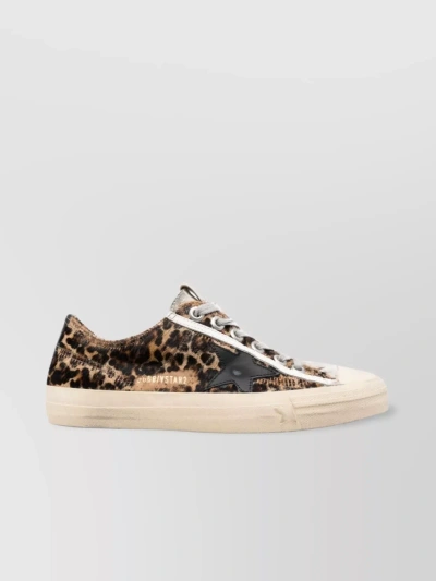 Golden Goose Leopard-print Lace-up Sneakers In Pastel