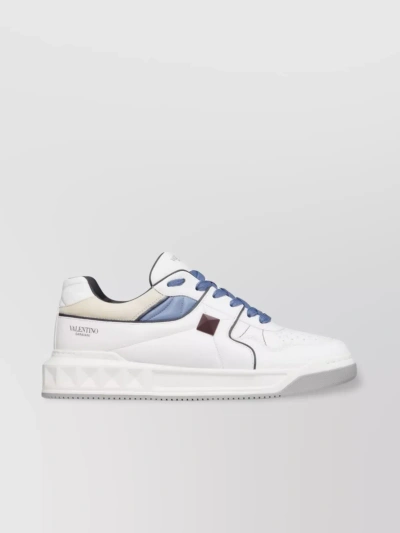 Valentino Garavani One Stud Sneakers In White