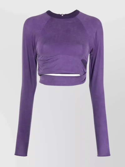 Jacquemus Knotted Cut In Purple