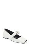 VERSACE VERSACE GIANNI RIBBON BALLET FLAT