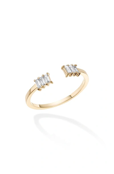 Lana Echo 14k Gold Baguette Diamond Ring