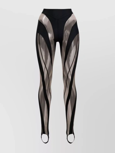 MUGLER - Opaque Spiral Leggings  HBX - Globally Curated Fashion