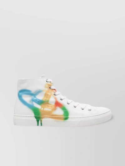 Vivienne Westwood Plimsoll High Top In White