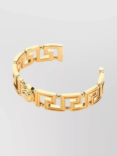 Versace Medusa Greca Bracelet In Beige