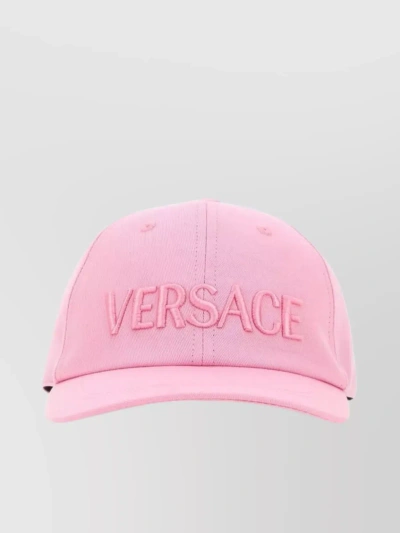 Versace Baseball Hat In Nude & Neutrals