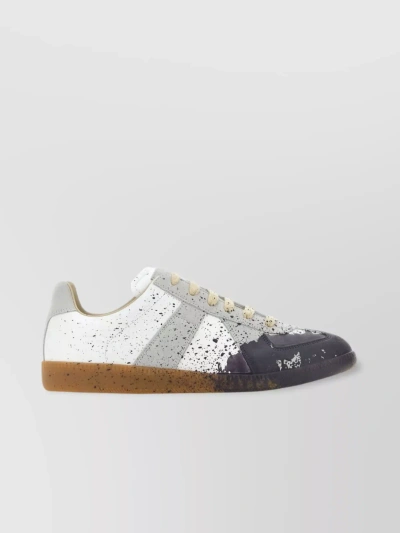 Maison Margiela Paint Replica Trainers In White