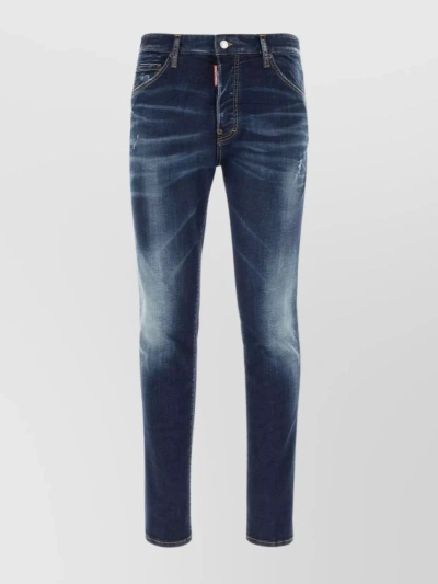 Dsquared2 Cool Guy Distressed Skinny Jeans In Blue