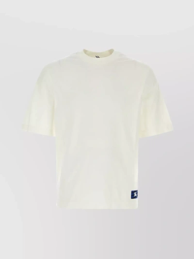 Burberry Cotton T-shirt In Beige