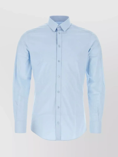 Dolce & Gabbana Dg Essential Shirt In Azul Claro